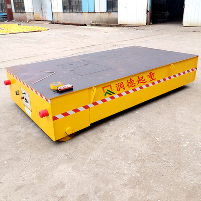 12噸無(wú)軌電動(dòng)平板車(chē)4米X2米 高度0.5米 搖控控制