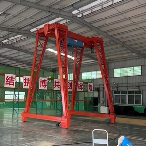 8噸無(wú)軌龍門(mén)吊輪胎地面運(yùn)行