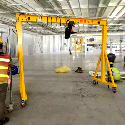 定做2噸電動行走龍門架 小型移動式龍門架吊機(jī) 多功能吊重龍門架