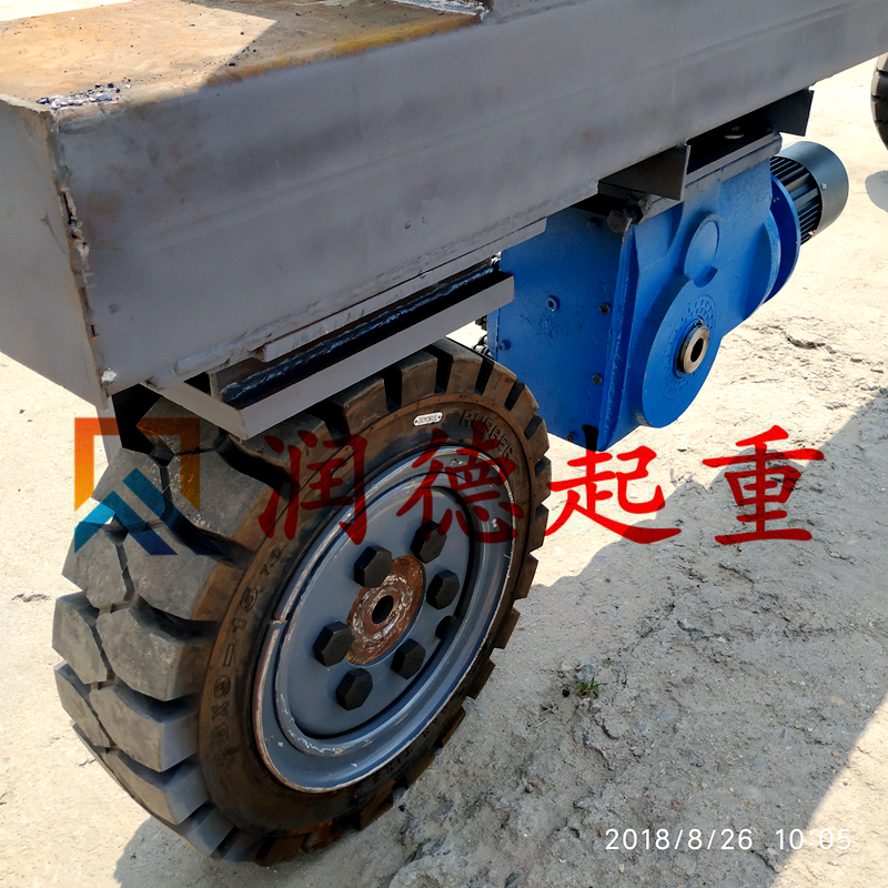 輪胎行走機(jī)構(gòu) 聚氨酯車輪臺車 實(shí)心輪胎行走臺車5.jpg