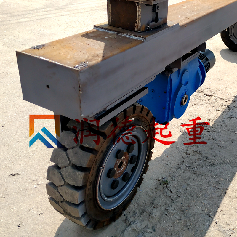 輪胎行走機構(gòu) 聚氨酯車輪臺車 實心輪胎行走臺車.jpg
