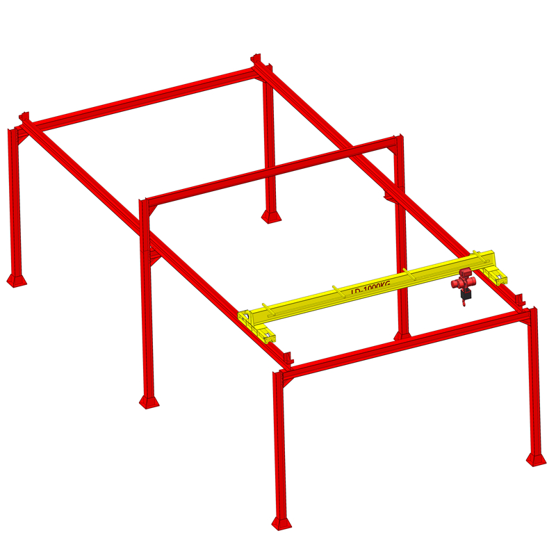 車(chē)間鋼架及電動(dòng)單梁起重機(jī).JPG