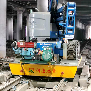 鐵路施工軌道平車 柴油發(fā)電電動平車  地鐵轉(zhuǎn)運料地平車