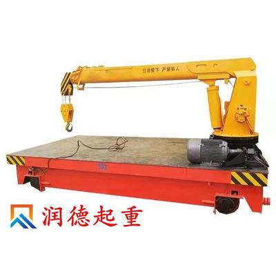 隧道搬運軌道車 鐵路轉(zhuǎn)運帶自卸吊車電動搬運車  柴油發(fā)電電動平車